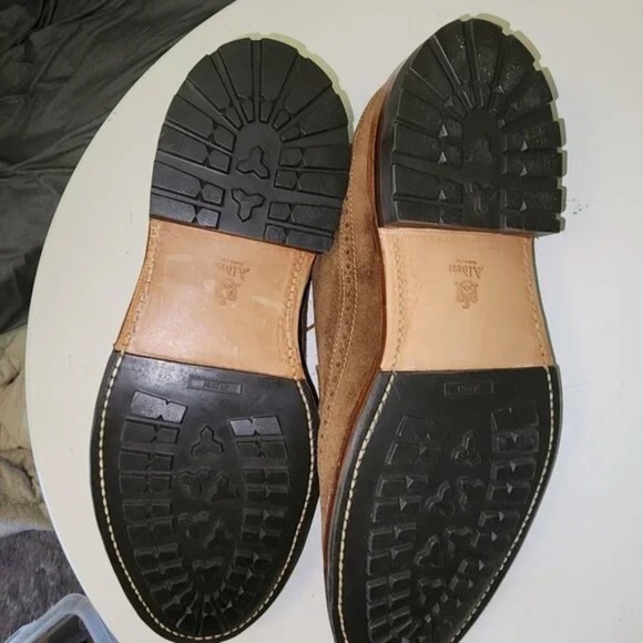 Alden Snuff Suede Long Wing Blucher (10 E) - Picture 5 of 7